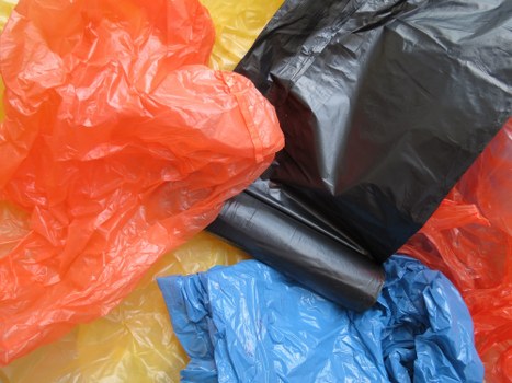 Eco-friendly construction site practicing sustainable waste management
